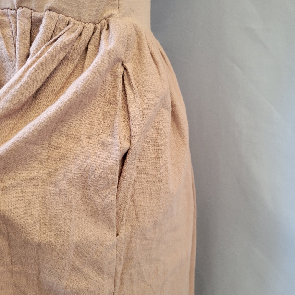 Free People Onda Drop Waist Tube Midi Dress Natural XS - Picture 10 of 14